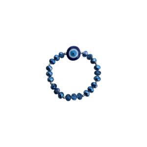 Pulsera Cristal Ojo Turco Azul