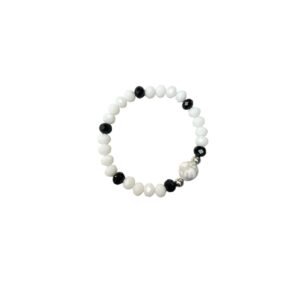 Pulsera Blanco Y Negro
