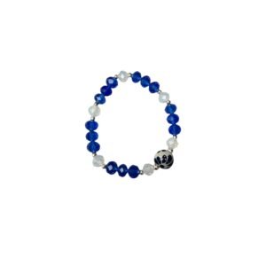 Pulsera Azul Y Transparente