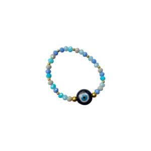 Pulsera Cristal Azul Ojo Turco