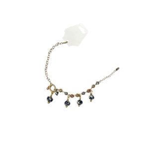 Pulsera Especial Con Bolitas Y Piedras Azules