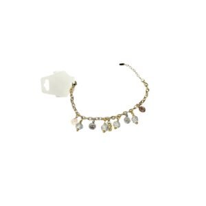 Pulsera Especial Con Virgenes Y Piedras Blancas