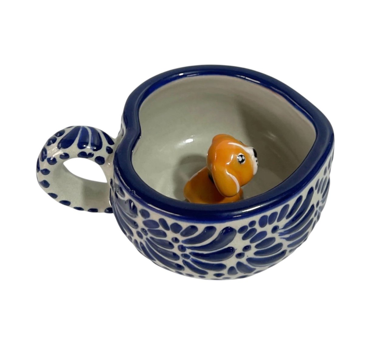 Taza Animalito Fondo Tradicional Con Cobalto Mik - Imagen 2