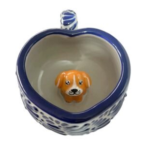 Taza Animalito Fondo Tradicional Con Cobalto Mik