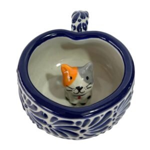 Taza Animalito Fondo Tradiconal Cobalto Mik