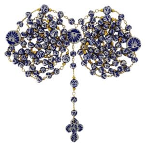 Lazo Matrimonial Fondo Tradicional Con Azul