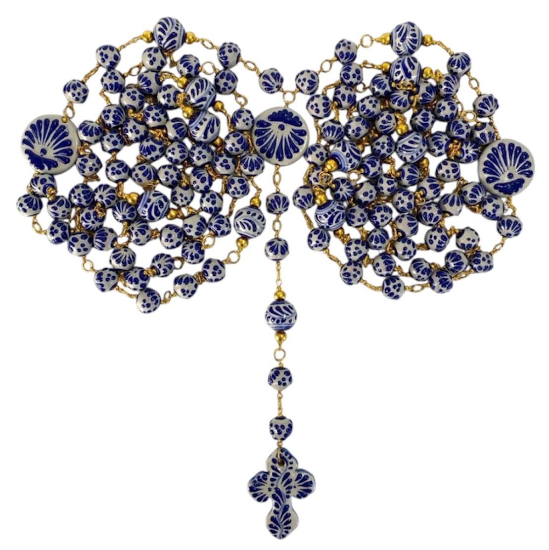 Lazo Matrimonial Fondo Tradicional Con Azul