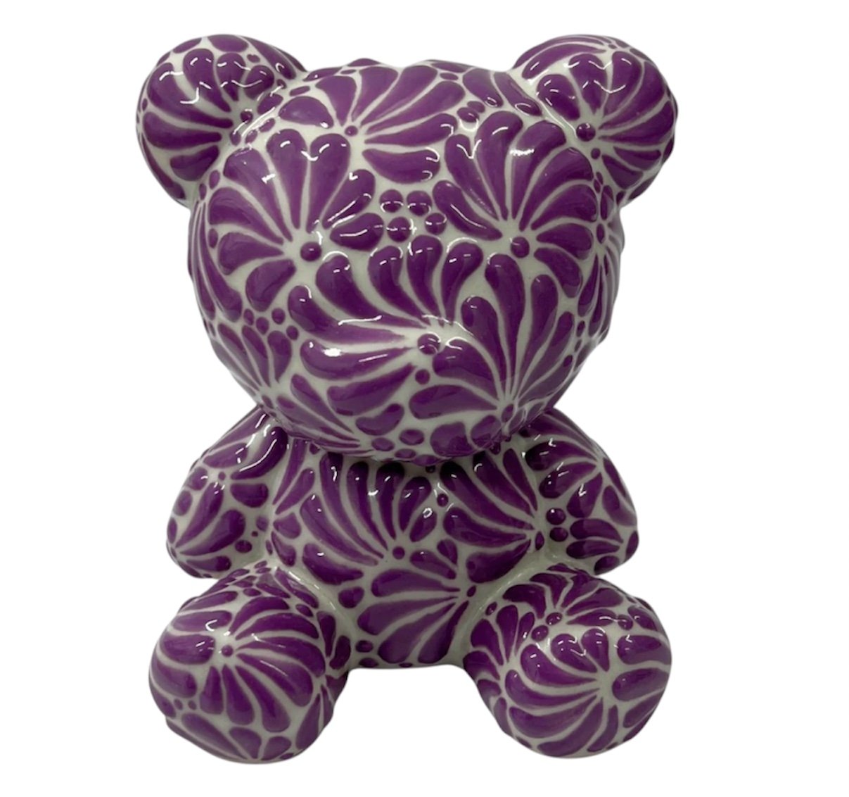 Alcancia Osito Fondo Tradicional Con Morado Mik