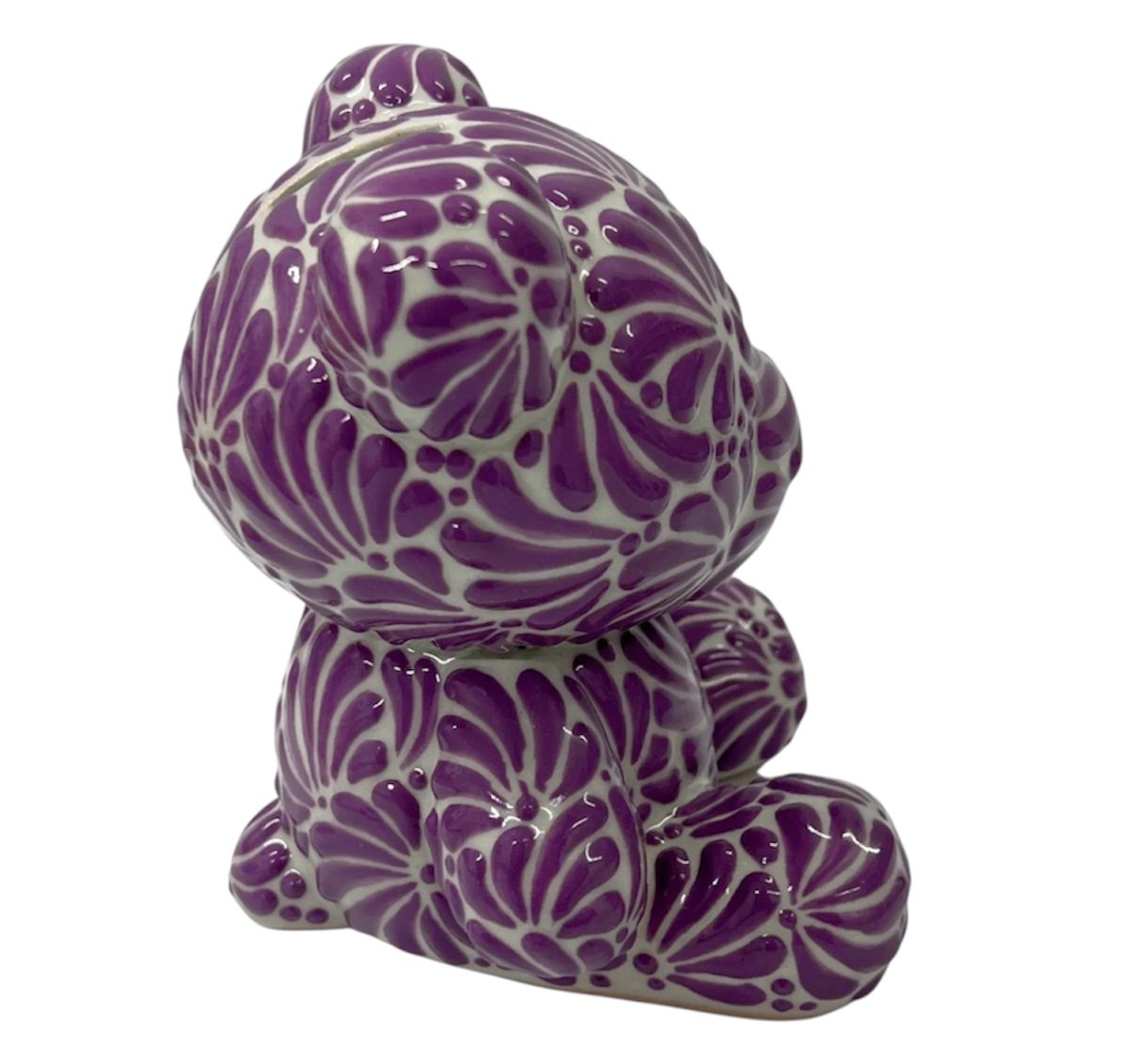 Alcancia Osito Fondo Tradicional Con Morado Mik - Imagen 2