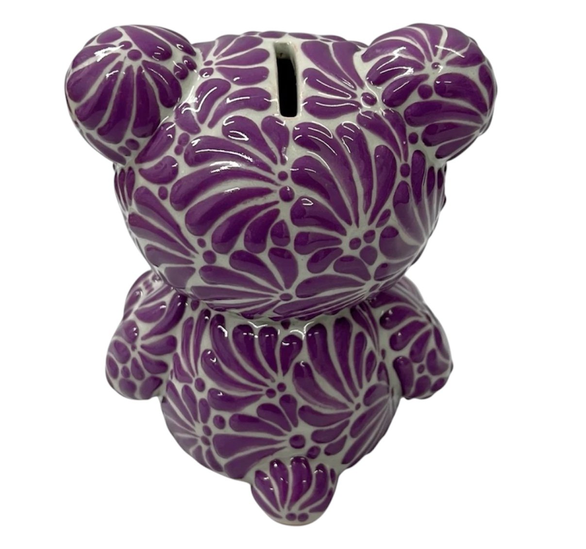 Alcancia Osito Fondo Tradicional Con Morado Mik - Imagen 3