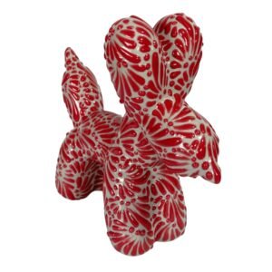 Perrito Globo Fondo Tradicional Rojo Mik