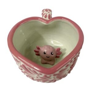 Taza Animalito Fondo Tradicional Con Rosa Mik