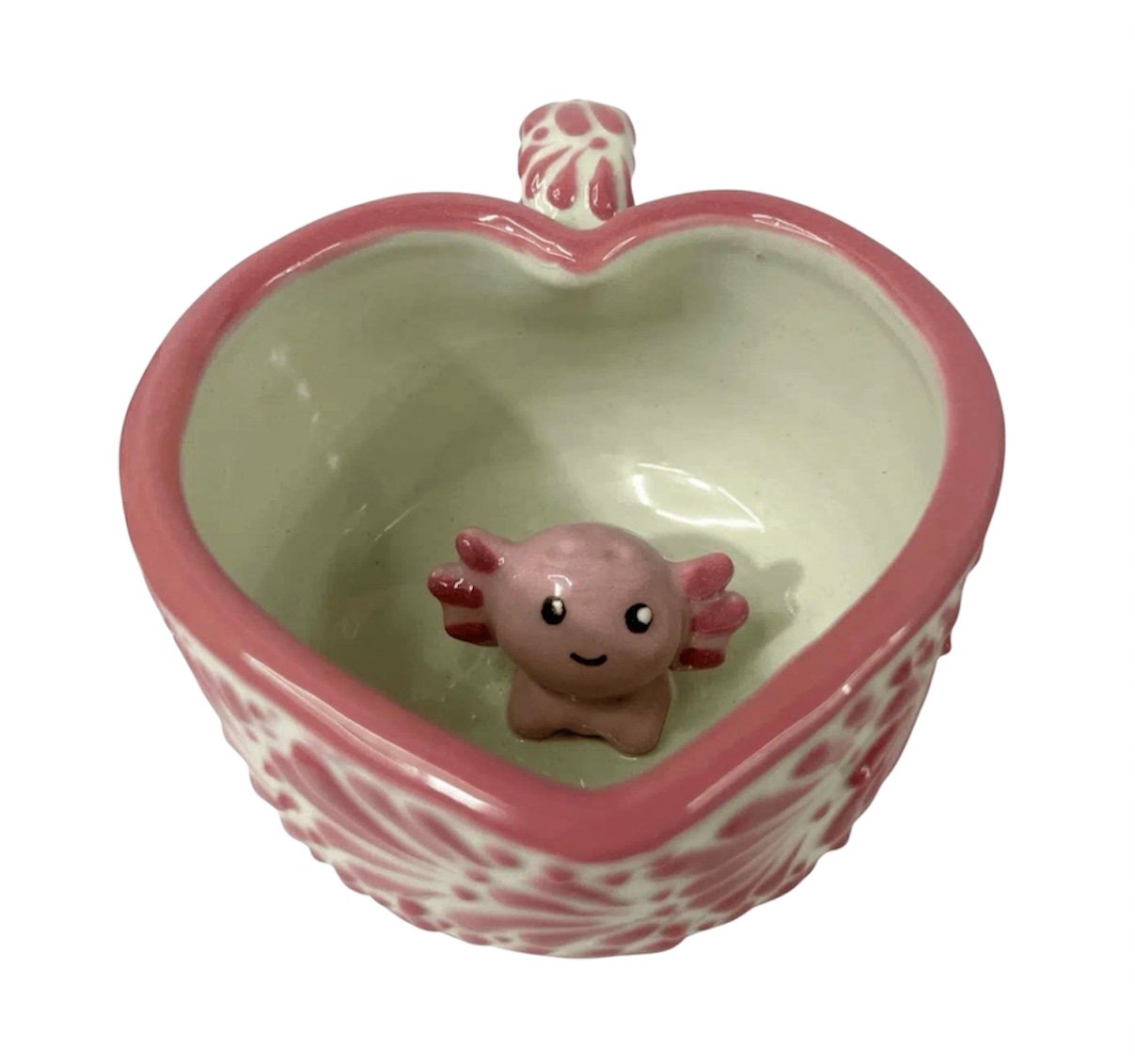Taza Animalito Fondo Tradicional Con Rosa Mik